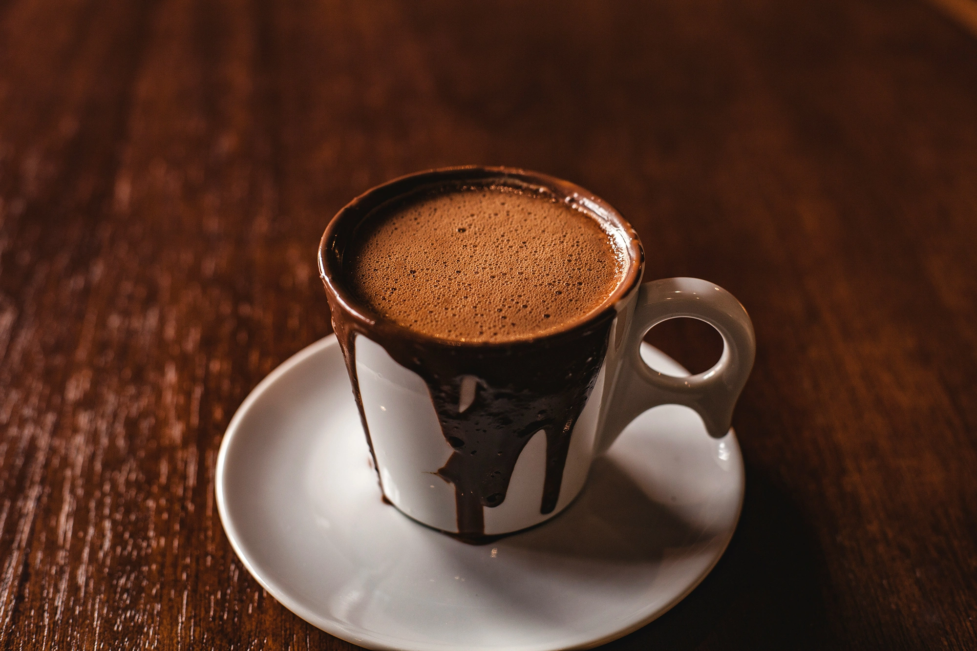 Taza de chocolate caliente